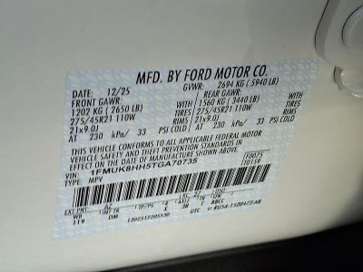 2026 Ford Explorer Platinum