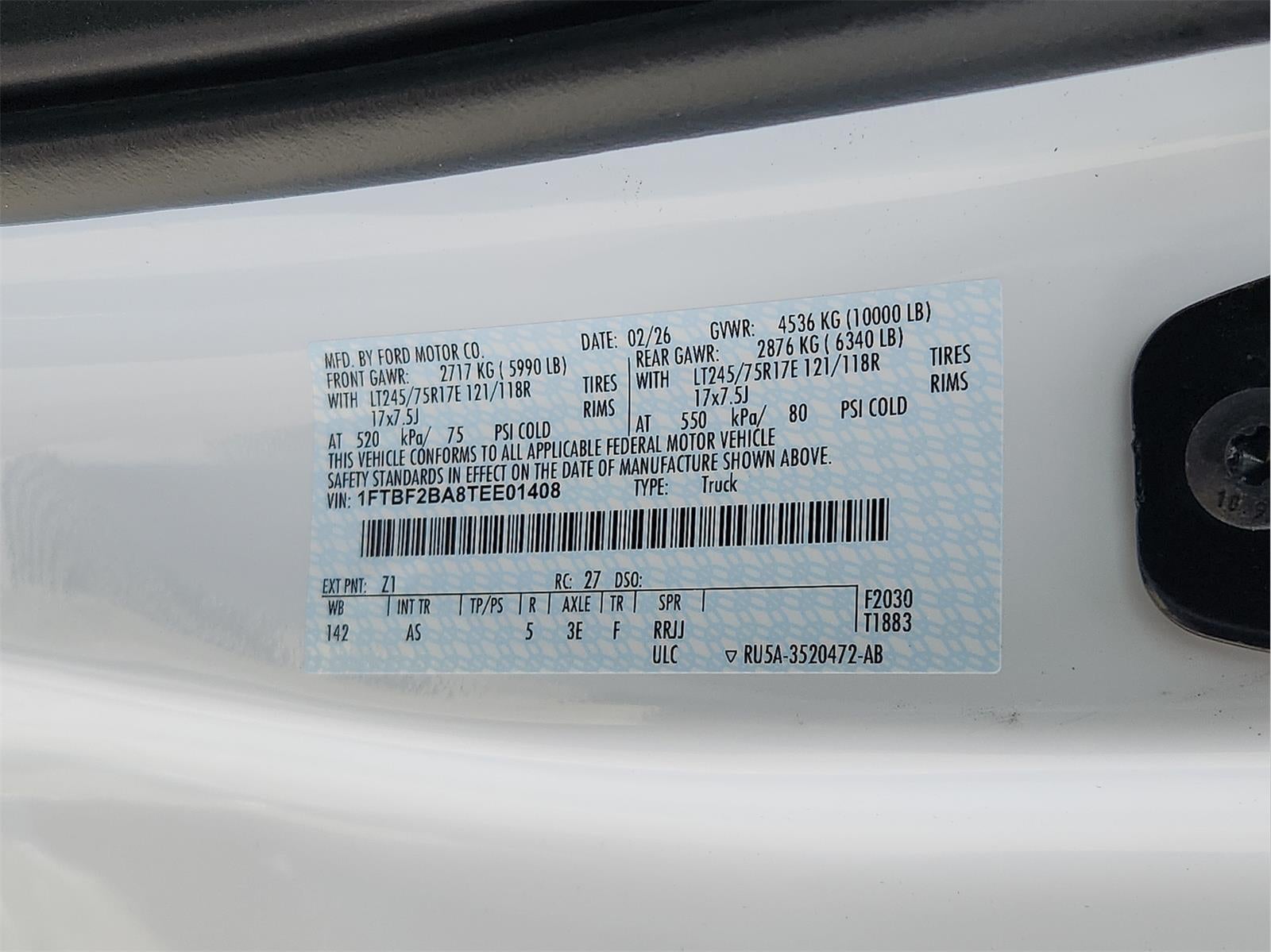 2026 Ford Super Duty F-250 SRW XL