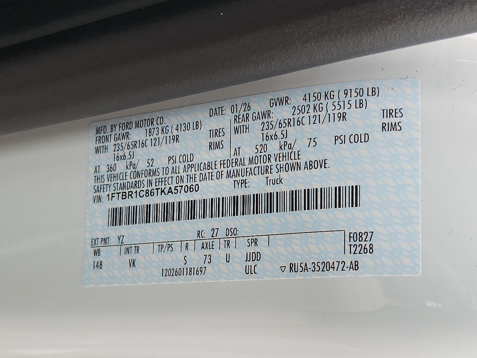 2026 Ford Transit Cargo Van Cargo Van