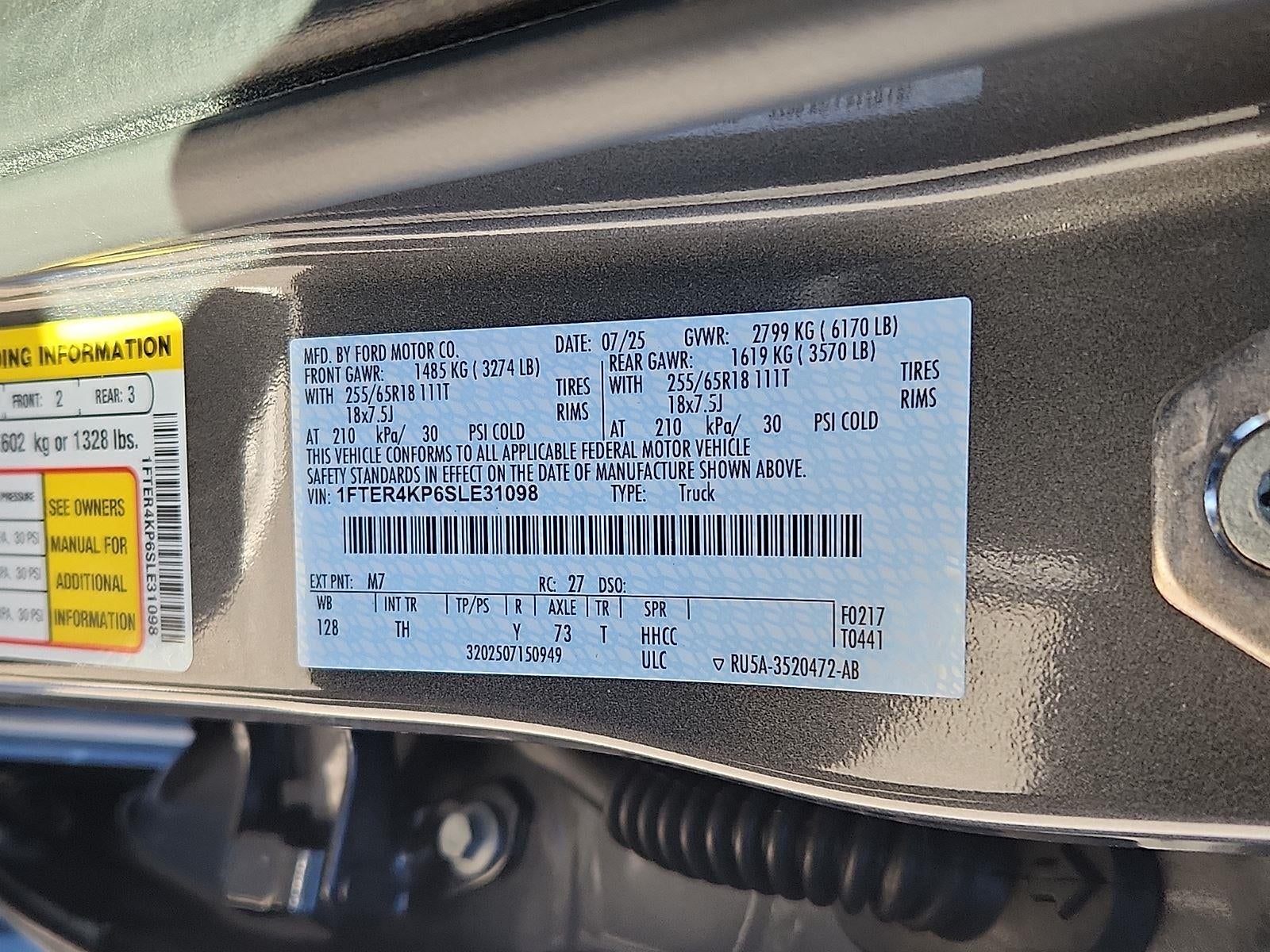 2025 Ford Ranger LARIAT