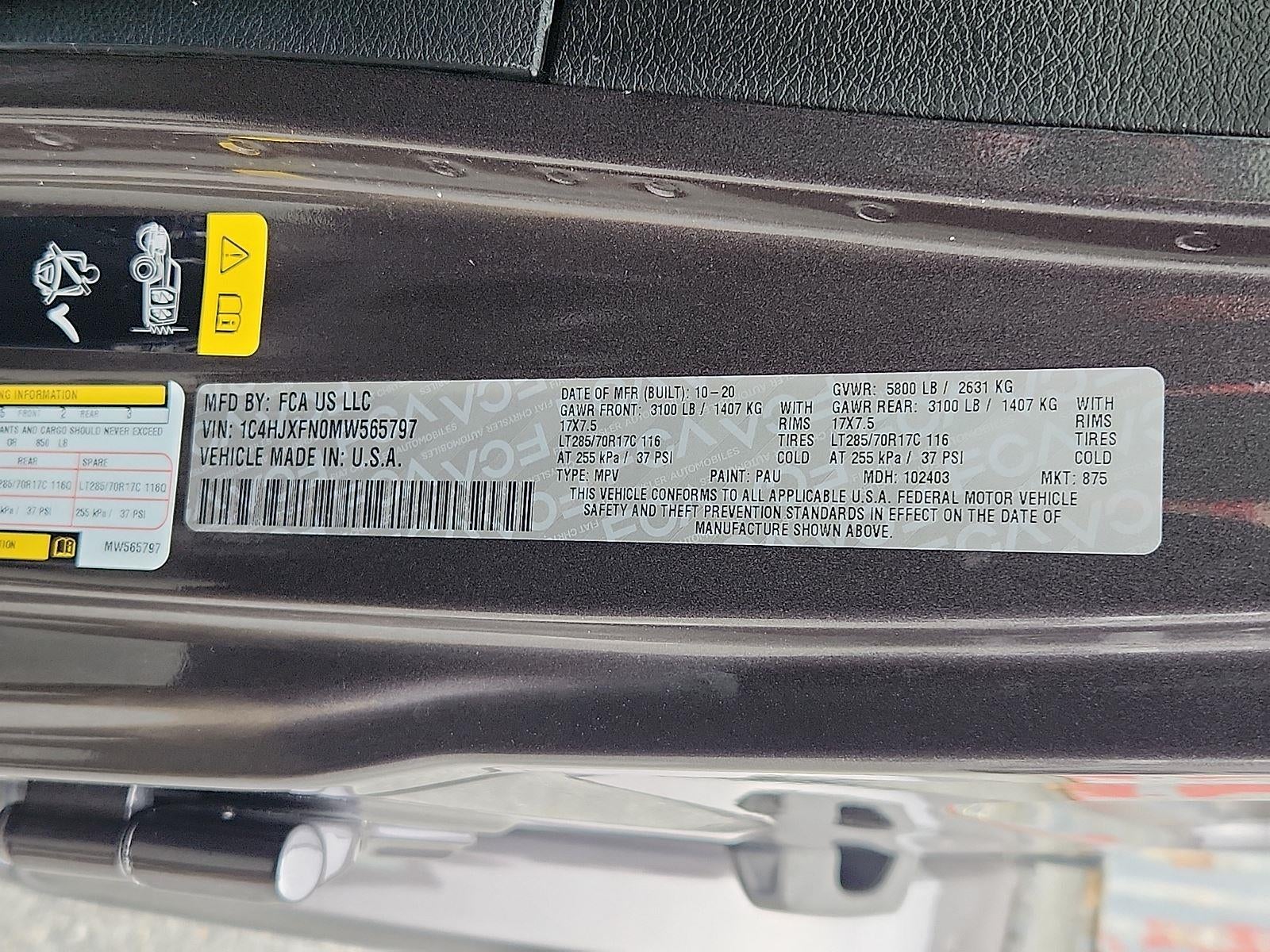 2021 Jeep Wrangler Unlimited Rubicon