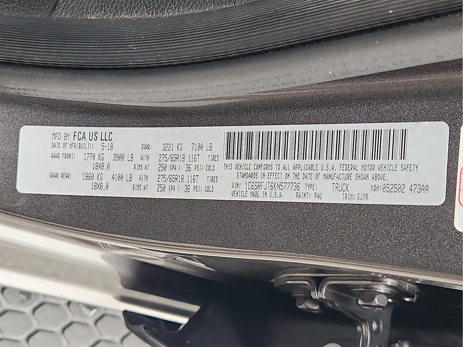 2019 RAM 1500 Laramie