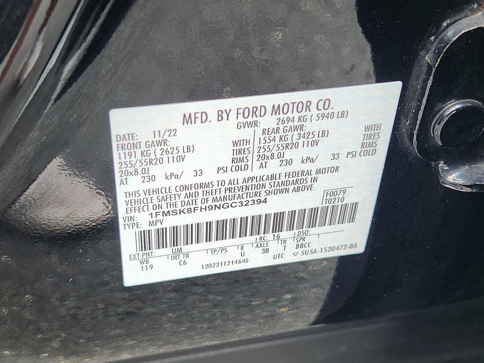2022 Ford EXPLORER Base