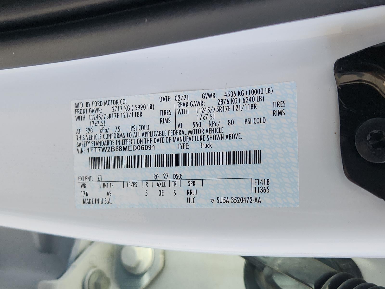 2021 Ford Super Duty F-250 SRW XL