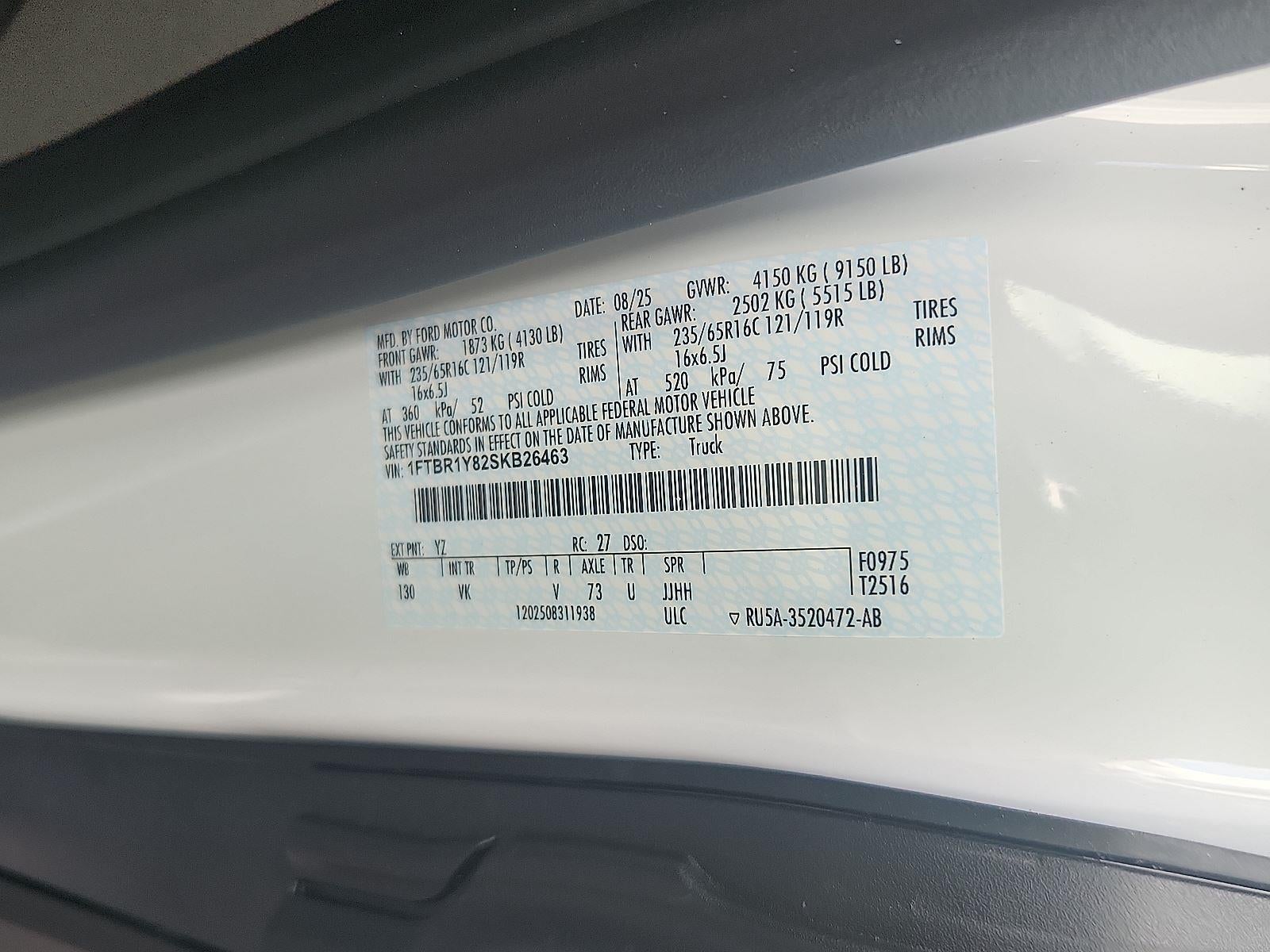 2025 Ford Transit Cargo Van Cargo Van