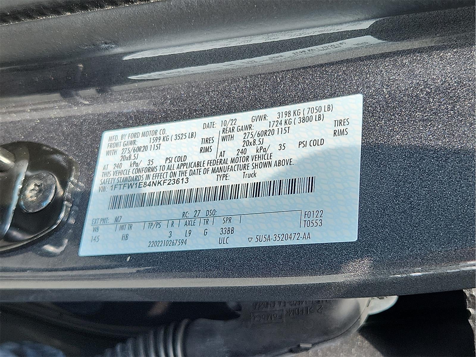 2022 Ford F-150 LARIAT