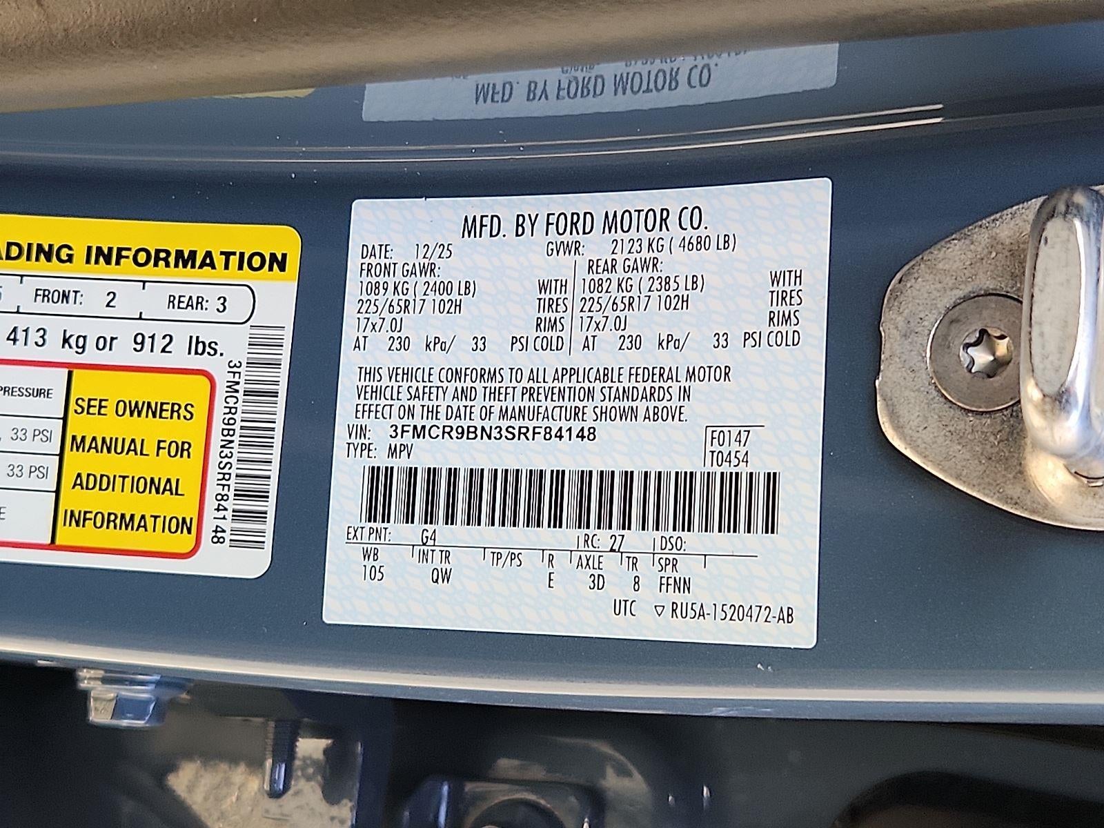 2025 Ford Bronco Sport Big Bend