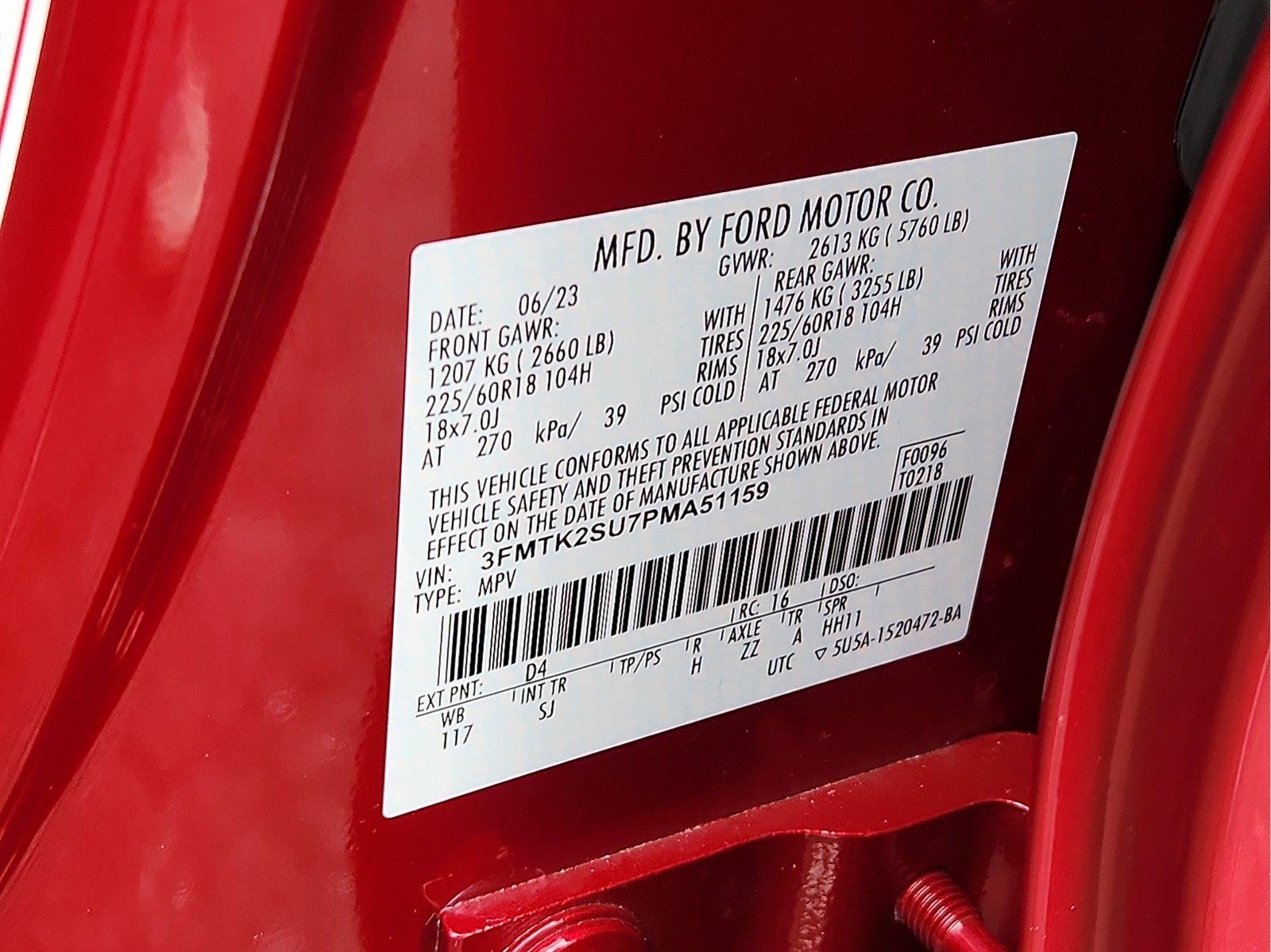 2023 Ford Mustang Mach-E California Route 1