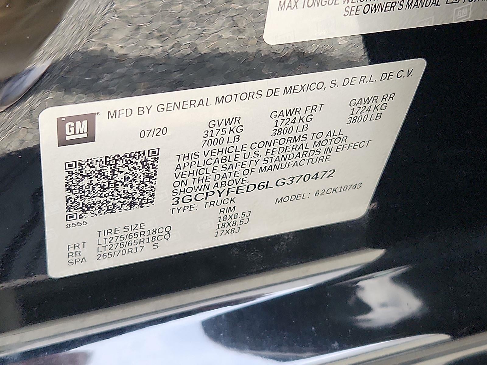 2020 Chevrolet Silverado 1500 LT Trail Boss