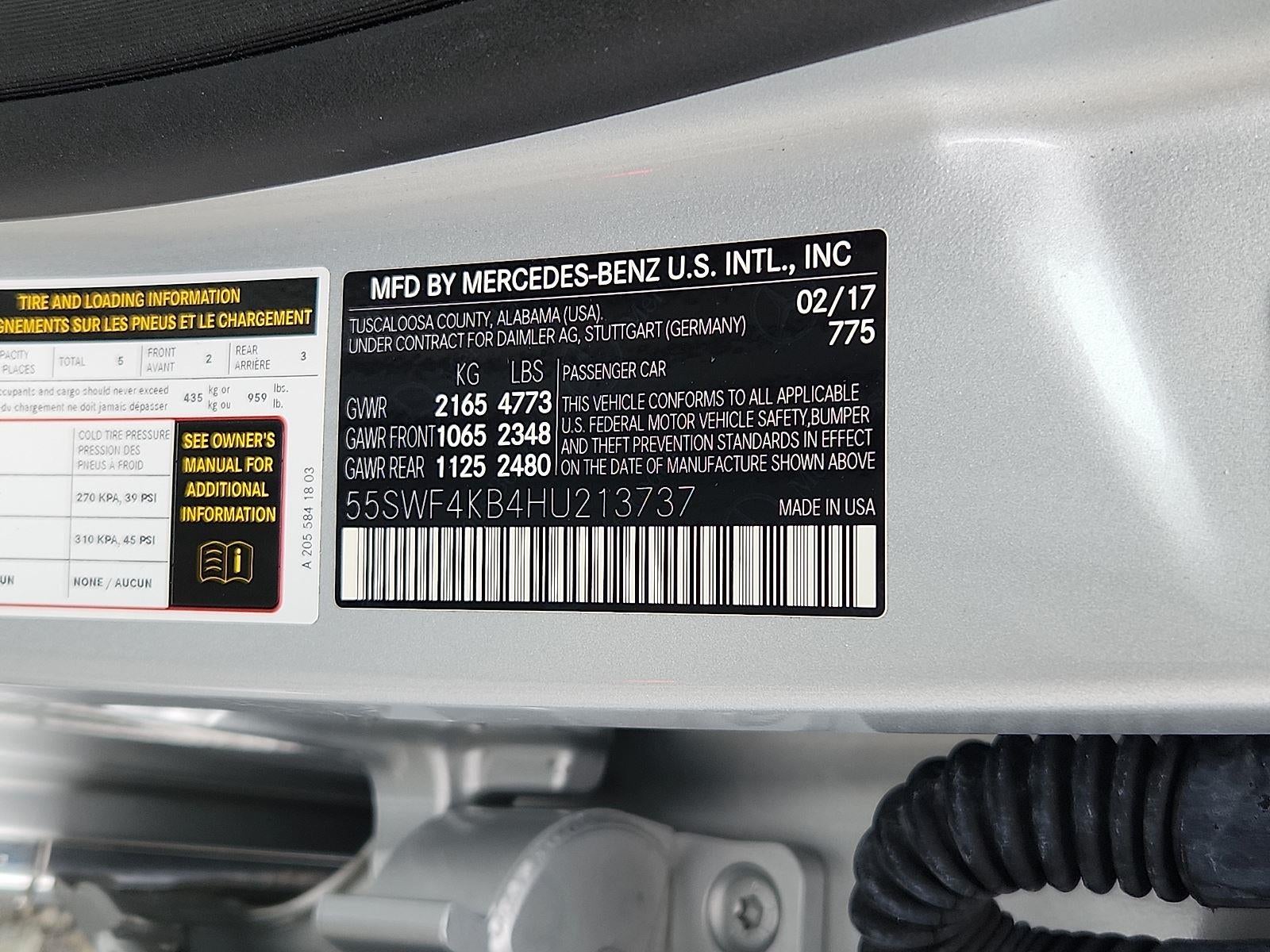 2017 Mercedes-Benz C-Class C 300