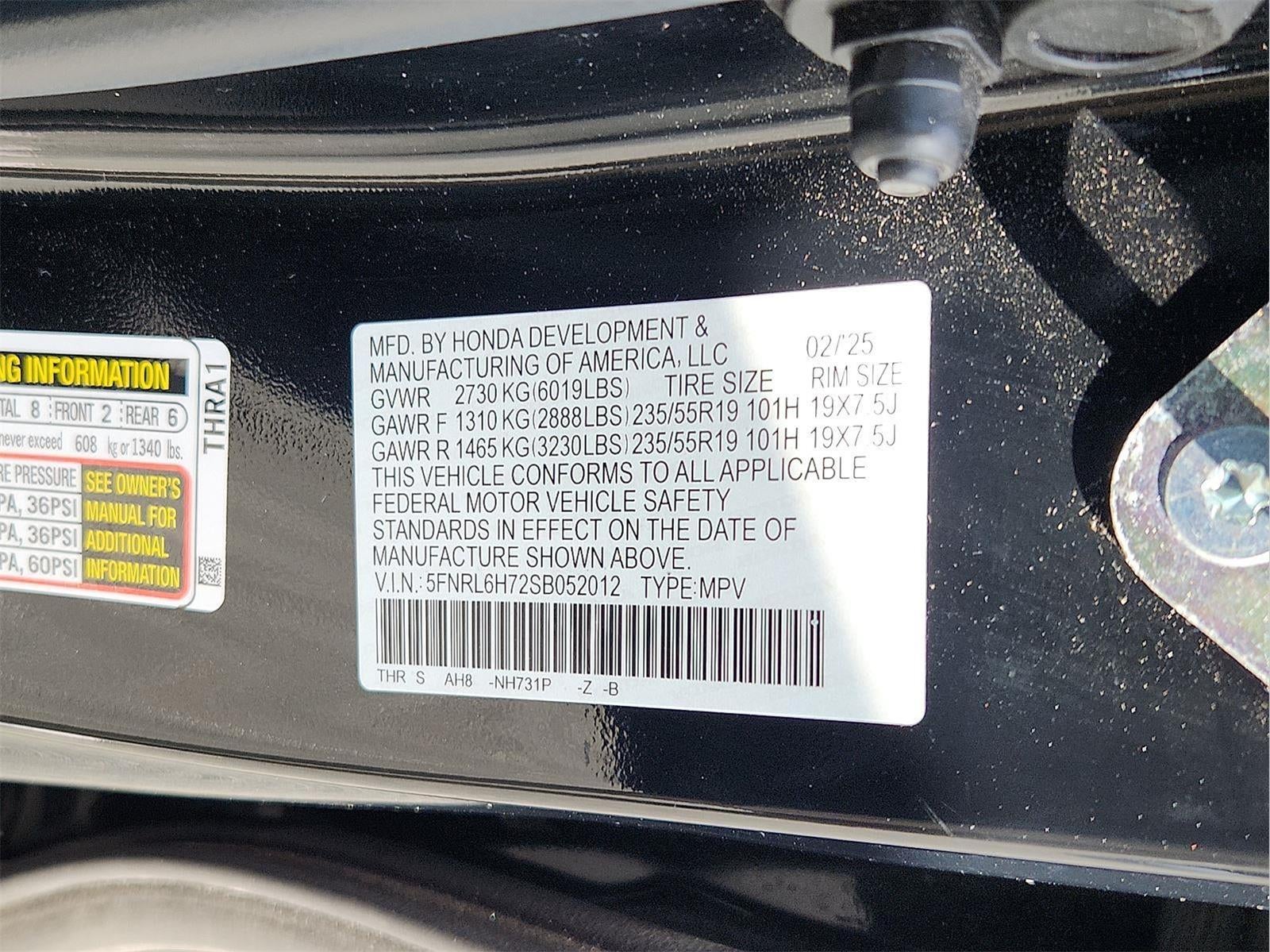 2025 Honda Odyssey Sport-L