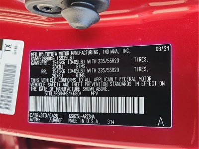 2021 Toyota HIGHLANDER XSE