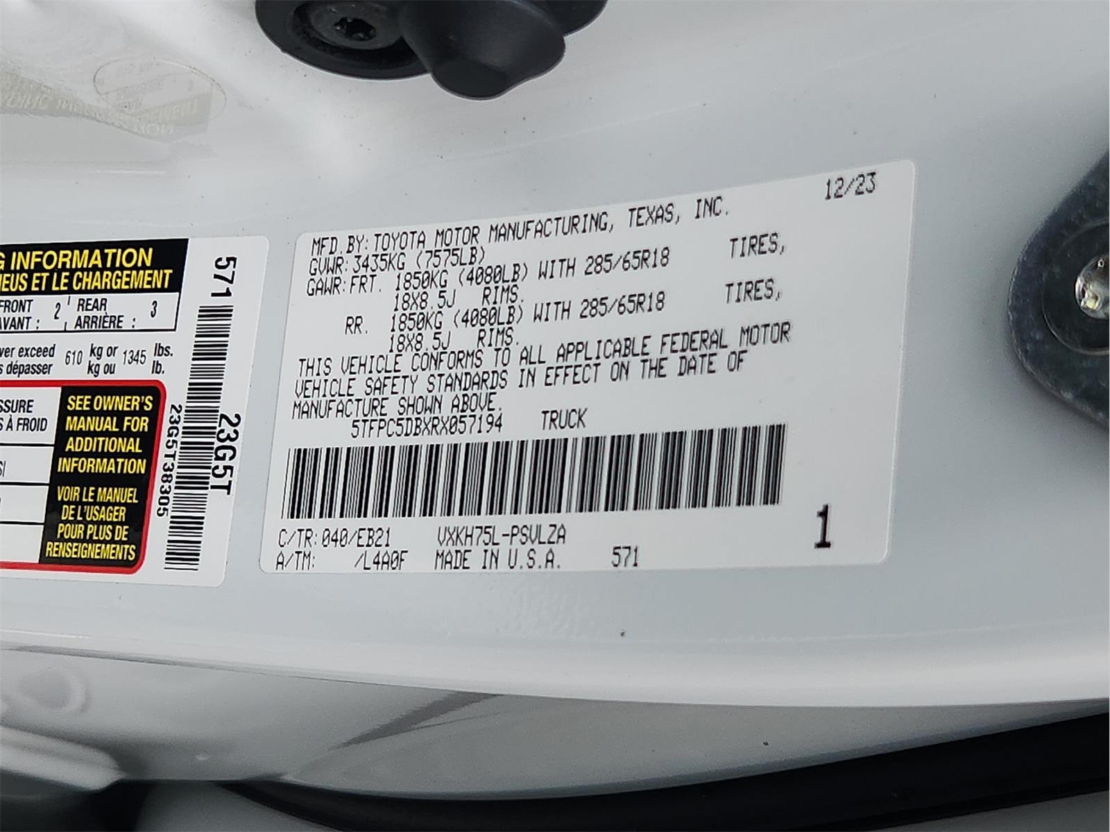 2024 Toyota Tundra TRD Pro HV