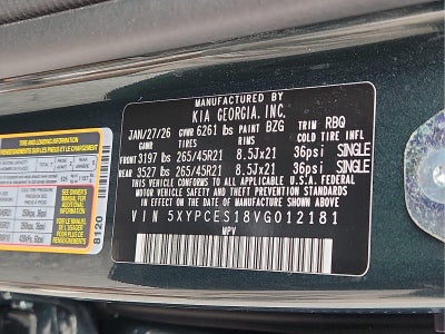 2027 Kia Telluride X-Line EX