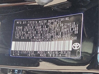 2025 Toyota Corolla LE