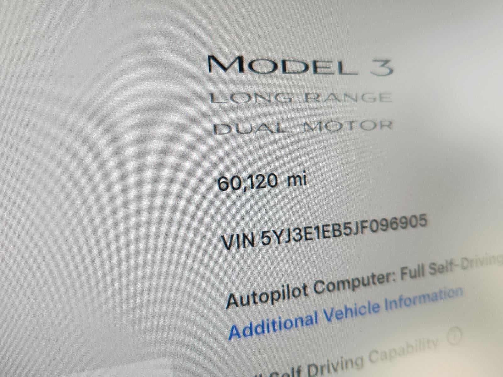 2018 Tesla Model 3 Performance