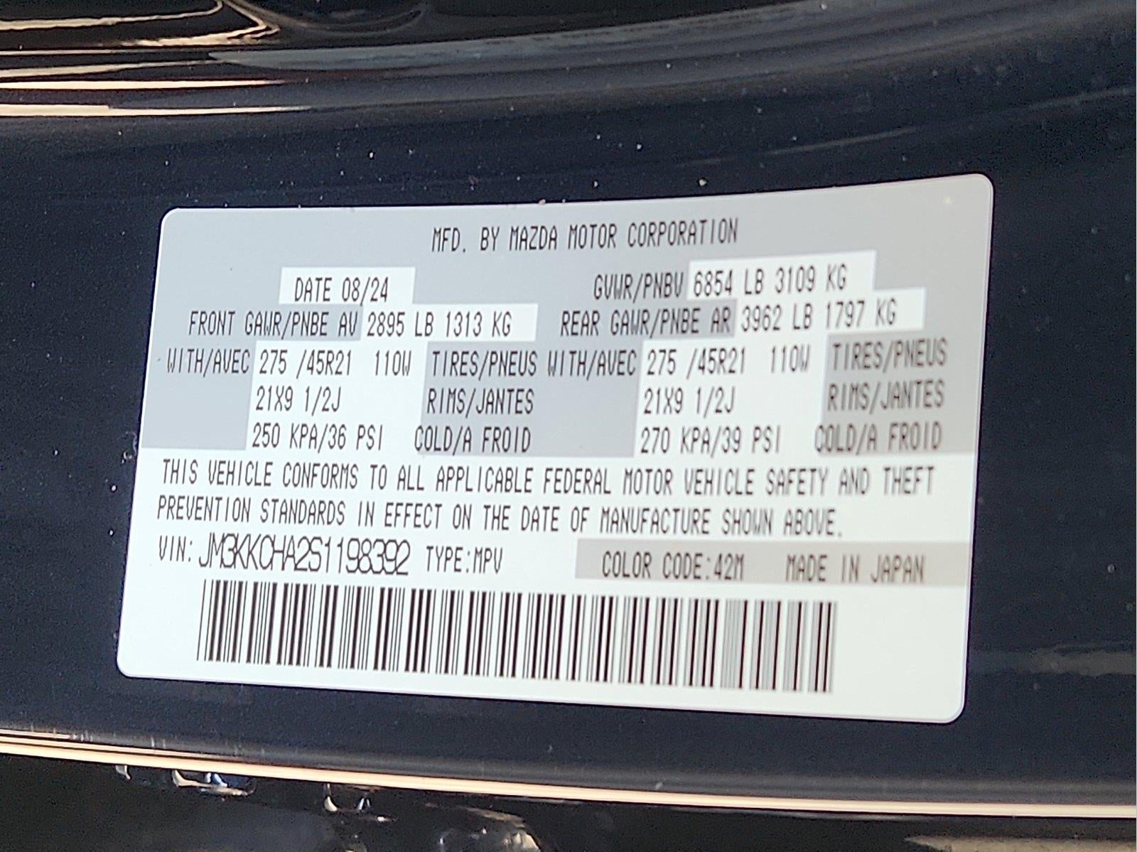 2025 Mazda Mazda CX-90 PHEV Premium Sport