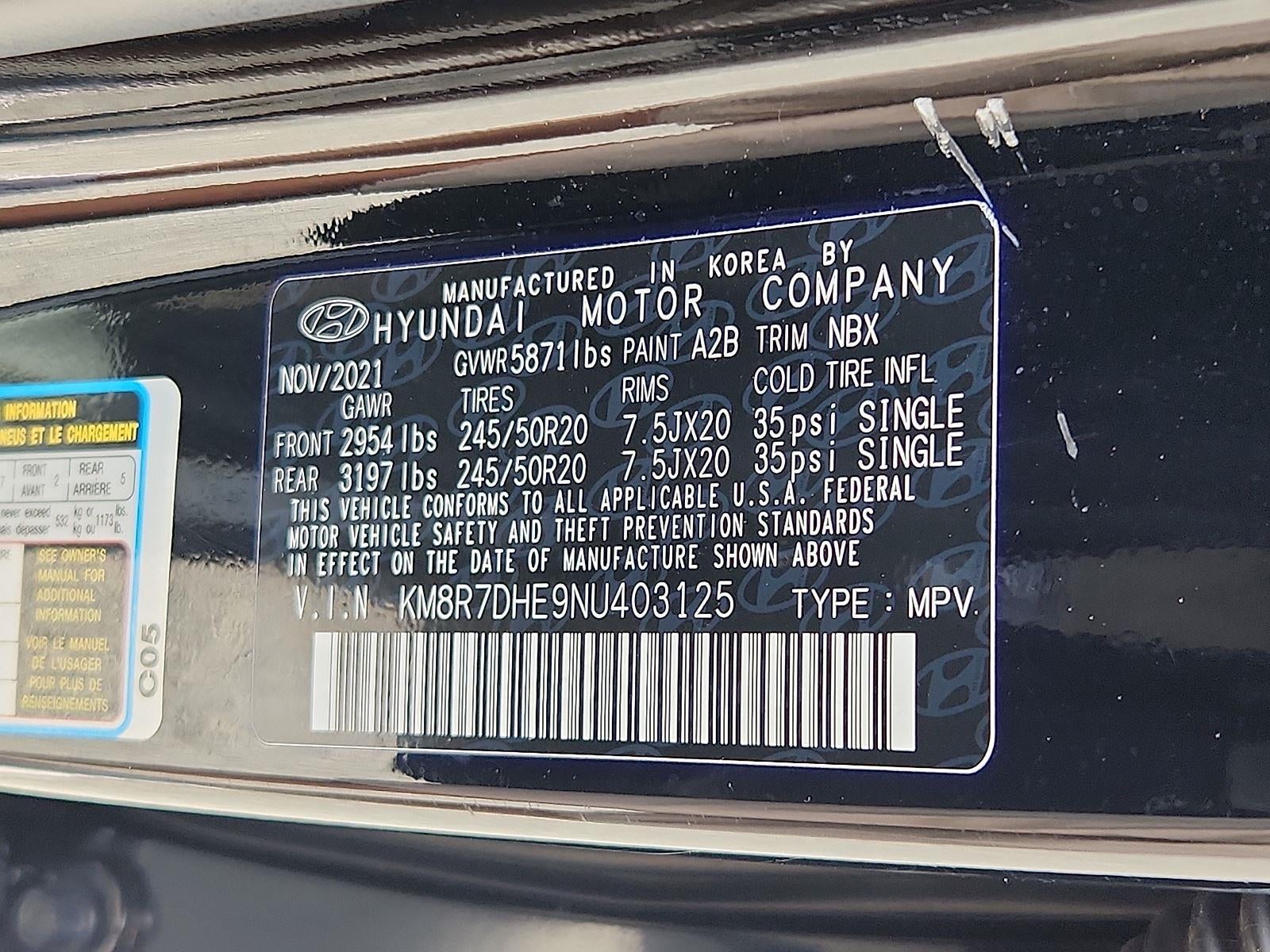 2022 Hyundai Palisade Calligraphy