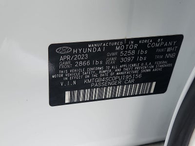 2023 Genesis G80 2.5T