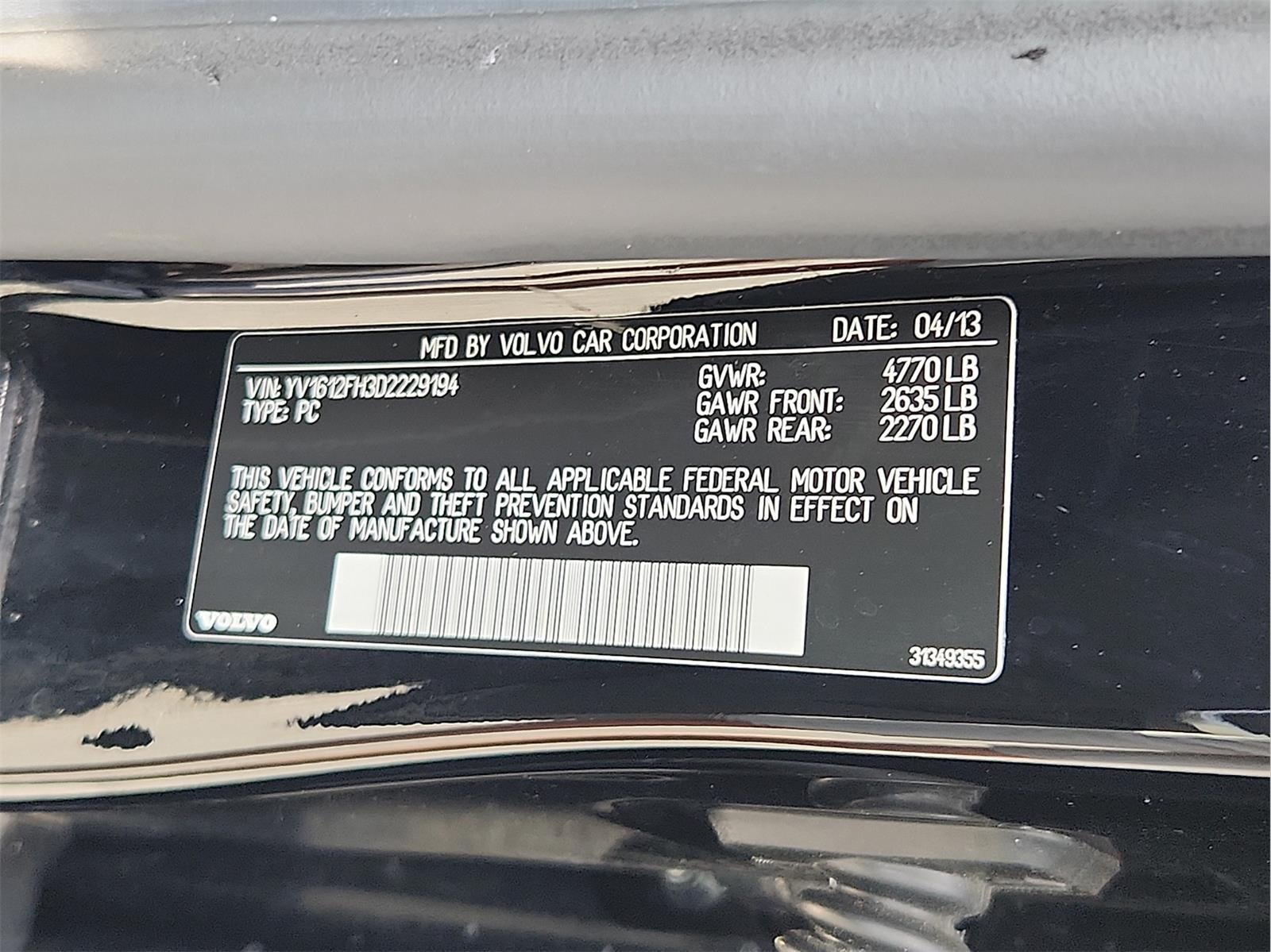 2013 Volvo S60 T5