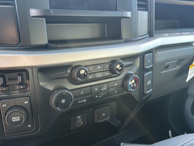 2024 Ford Super Duty F-550 DRW 12' RUGBY HEAVY DUTY STAKELESS LANDSCAPE BODY, 48" BARN DOORS, MANUAL TARP, 36' FULL CAB SHIELD, DROP DOWN COMBO HITCH 2 5/16"