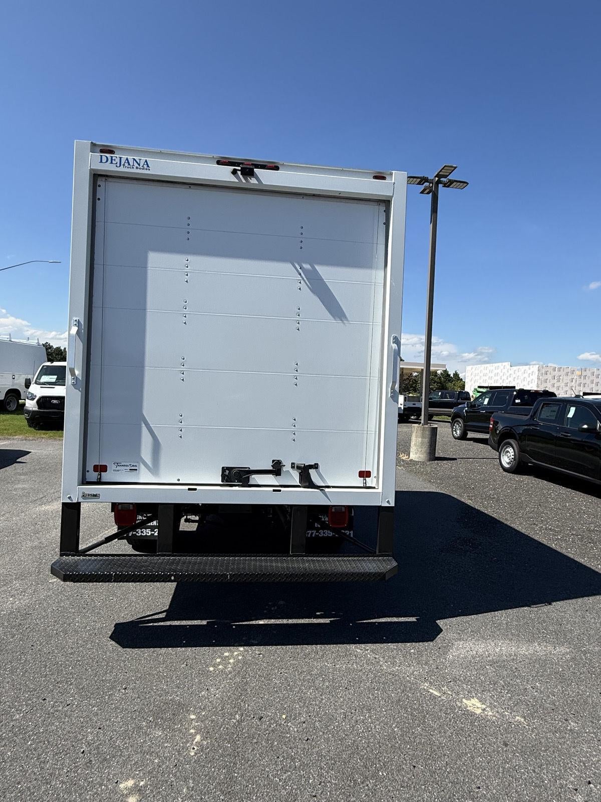2025 Ford Transit Cutaway 12' DEJANA DURACUBE ALUMINUM VAN BODY, ROOL UP DOOR
