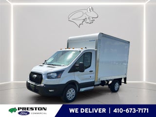 2025 Ford Transit Cutaway 10' DURACUBE ALUMINUM BODY ROLL UP DOOR BACK UP CAMERA