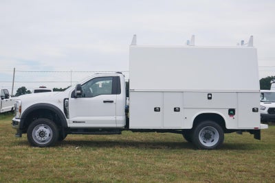 2025 Ford Super Duty F-450 DRW 11' KNAPHEIDE KUV KC ENCLOSED SERVICE BODY, 3 BOW LADDER RACK, HITCH