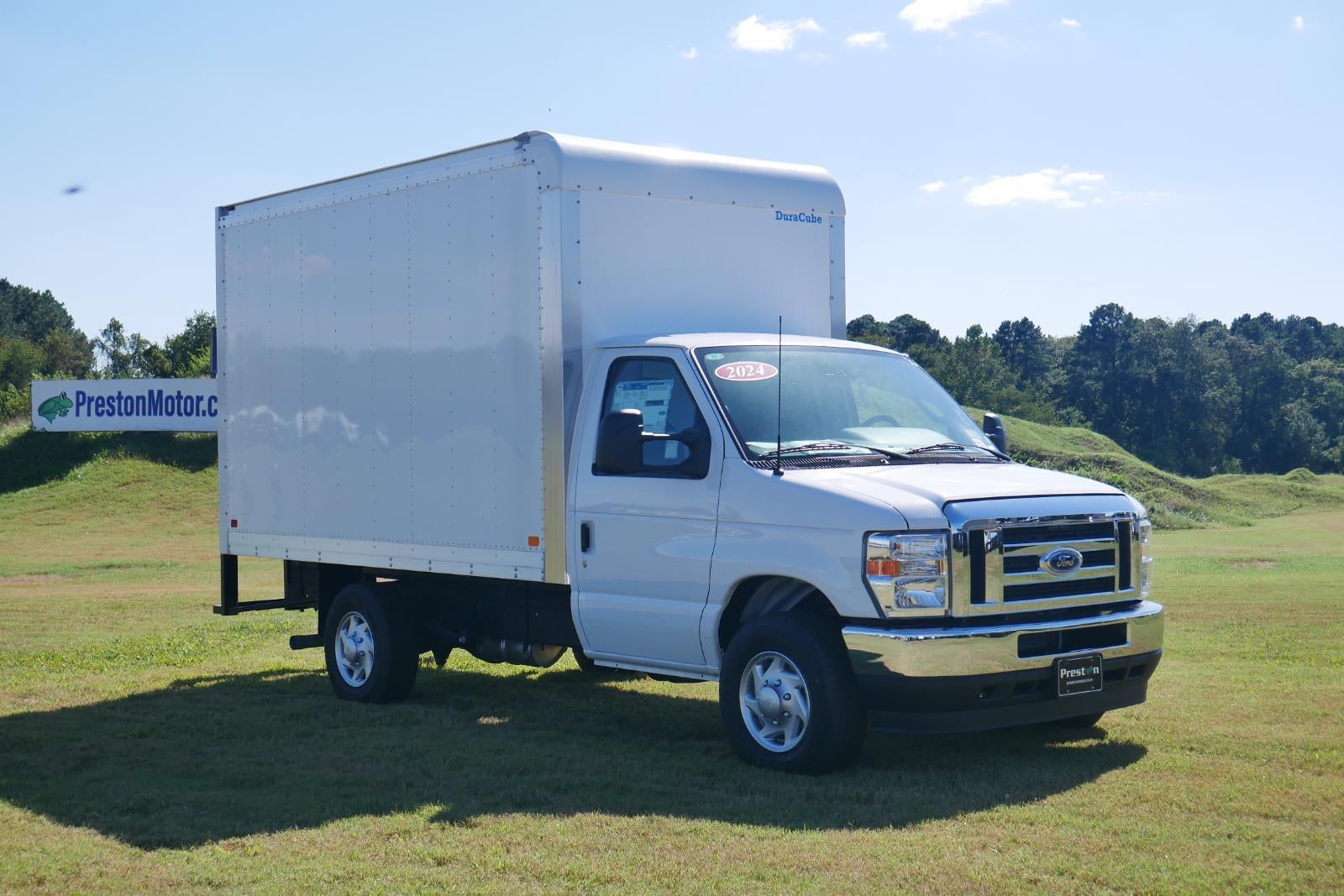 2025 Ford Econoline Cutaway 12' DEJANA DURA CUBE VAN BODY, ROLL UP