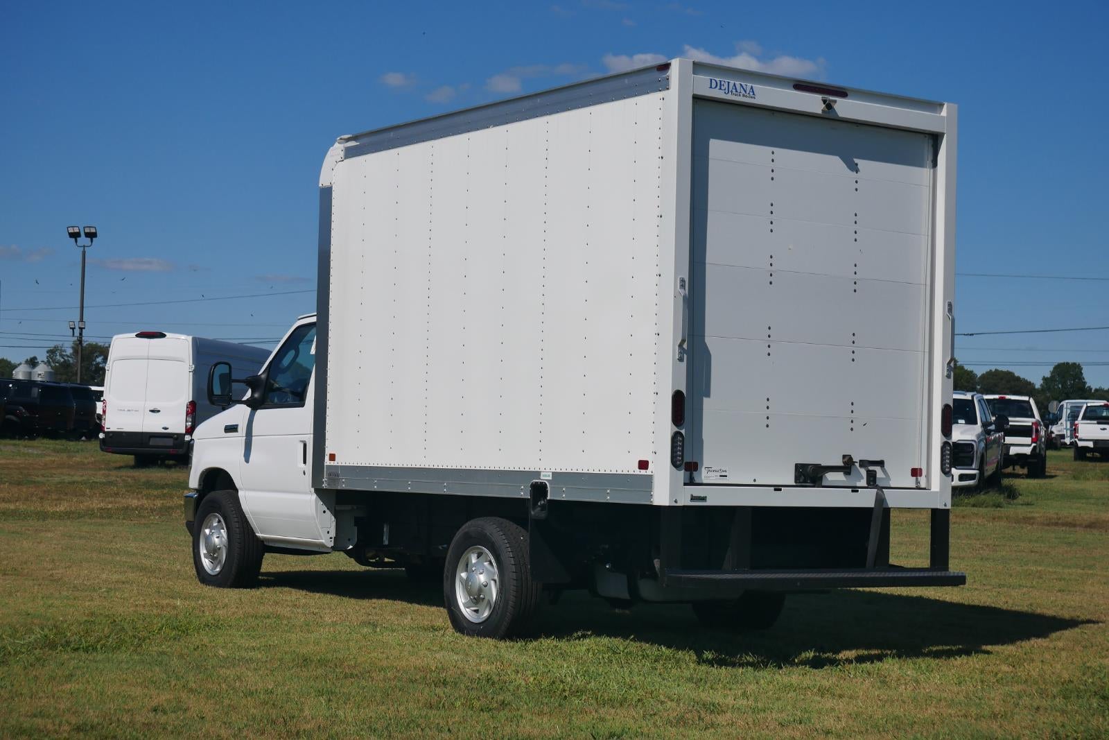 2025 Ford Econoline Cutaway 12' DEJANA DURA CUBE VAN BODY, ROLL UP