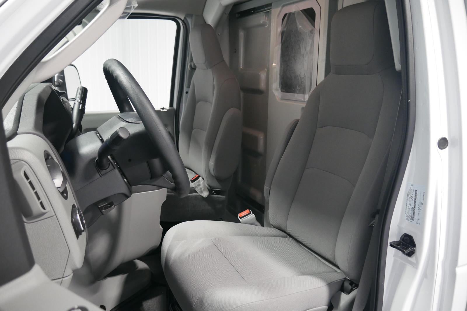 2026 Ford E-Series Cutaway E-350 10FT KNAPHEIDE KUV ENCLOSED SERVICE BODY, MASTER LOCK SYSTEM CLASS V HITCH 3 BOW LADDER RACK