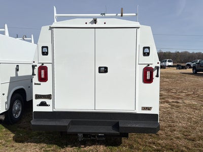 2026 Ford E-Series Cutaway E-350 10FT KNAPHEIDE KUV ENCLOSED SERVICE BODY, 3 BOW LADDER RACK CLASS V HITCH MASTER LOCK SYSTEM