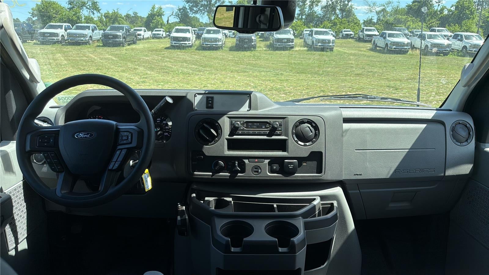 2027 Ford E-Series Cutaway 12' DURA-CUBE MAX FRP ENCLOSED SERVICE BODY, POWER LOCKS, 3 BOX LADDER RACK, BACK UP CAMERA