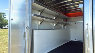 2027 Ford E-Series Cutaway 12' DURA-CUBE MAX FRP ENCLOSED SERVICE BODY, POWER LOCKS, 3 BOX LADDER RACK, BACK UP CAMERA