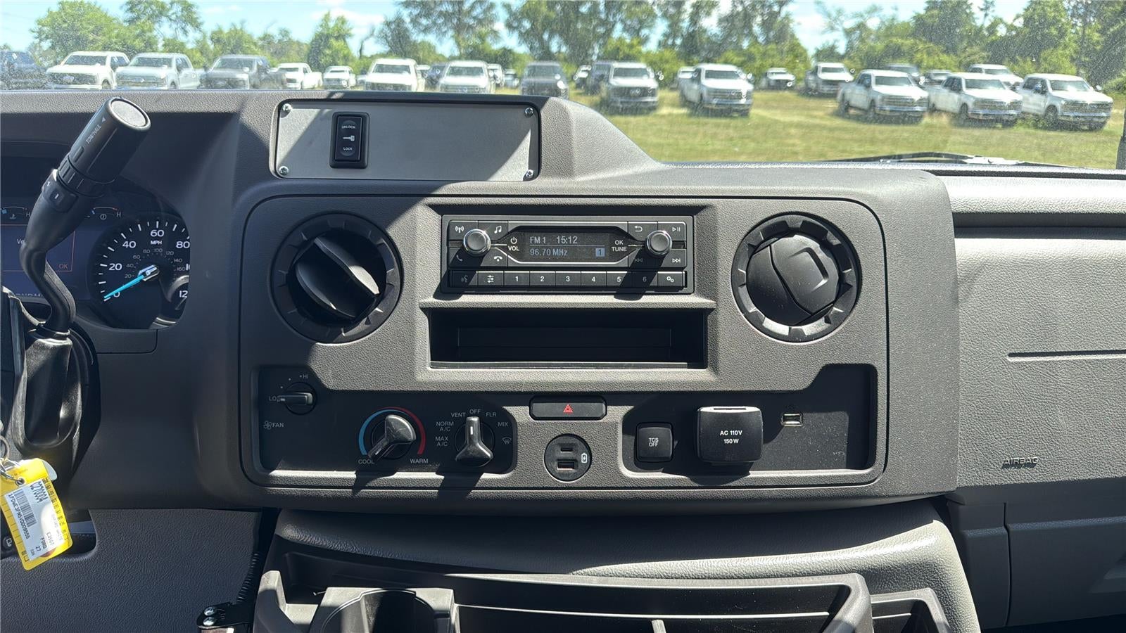 2027 Ford E-Series Cutaway 12' DURA-CUBE MAX FRP ENCLOSED SERVICE BODY, POWER LOCKS, 3 BOX LADDER RACK, BACK UP CAMERA