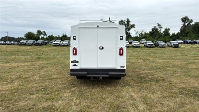 2026 Ford E-Series Cutaway 10' KNAPHEIDE KUV BODY BACK UP CAMERA CLASS V RECEIVER HITCH 3 BOW LADDER RACK