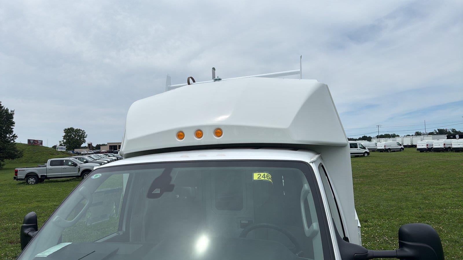 2026 Ford E-Series Cutaway KNAPHEIDE SRW UTILITY VAN KUV129SH 75.8 INTERIOR HEIGHT SOLID DOORS FACTORY BACKUP CAMERA