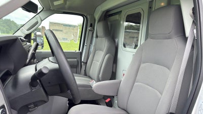 2026 Ford E-Series Cutaway KNAPHEIDE SRW UTILITY VAN KUV129SH 75.8 INTERIOR HEIGHT SOLID DOORS FACTORY BACKUP CAMERA