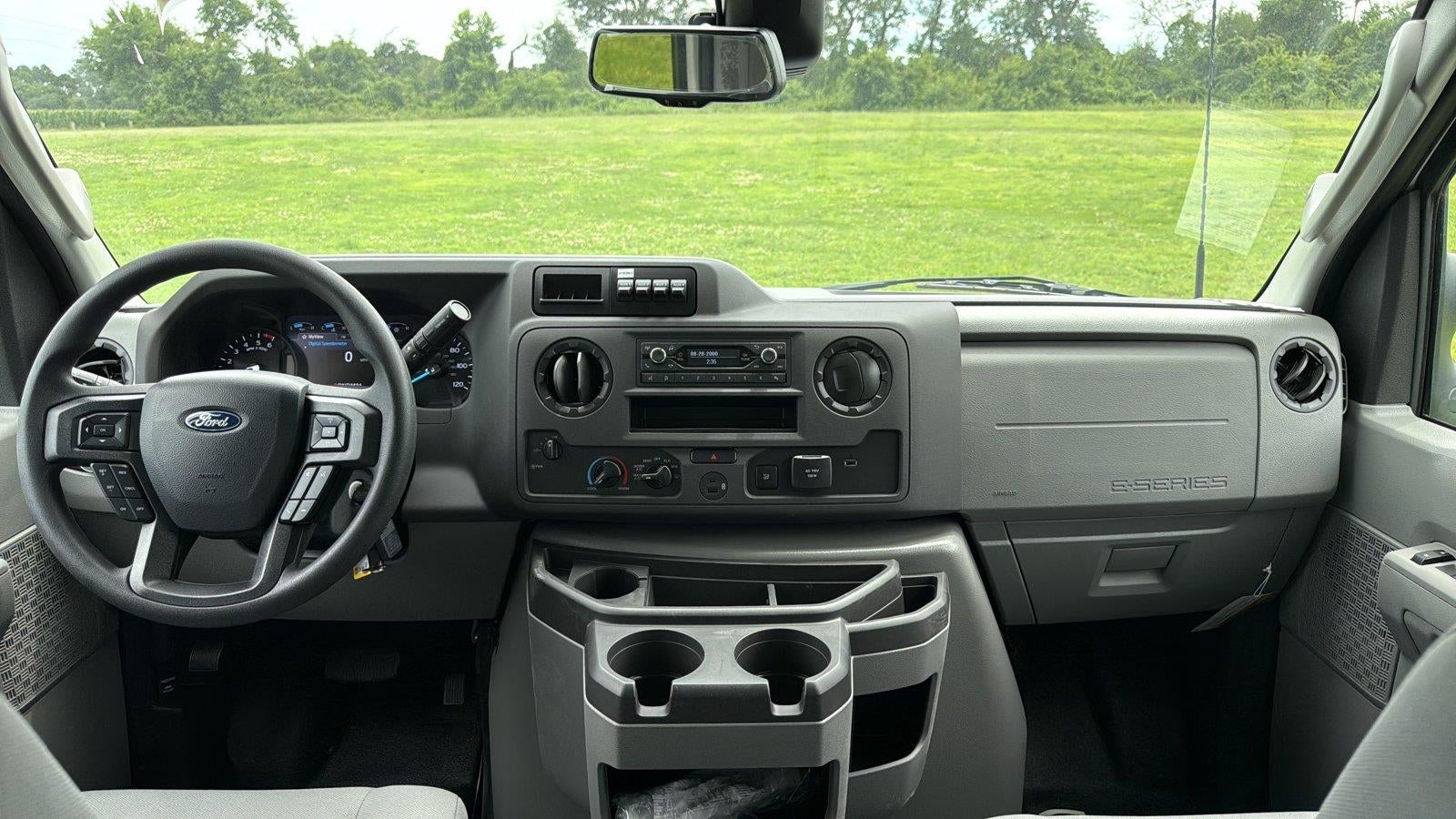 2026 Ford E-Series Cutaway KNAPHEIDE SRW UTILITY VAN KUV129SH 75.8 INTERIOR HEIGHT SOLID DOORS FACTORY BACKUP CAMERA