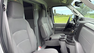 2026 Ford E-Series Cutaway KNAPHEIDE SRW UTILITY VAN KUV129SH 75.8 INTERIOR HEIGHT SOLID DOORS FACTORY BACKUP CAMERA