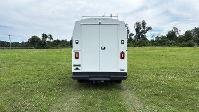 2026 Ford E-Series Cutaway KNAPHEIDE SRW UTILITY VAN KUV129SH 75.8 INTERIOR HEIGHT SOLID DOORS FACTORY BACKUP CAMERA
