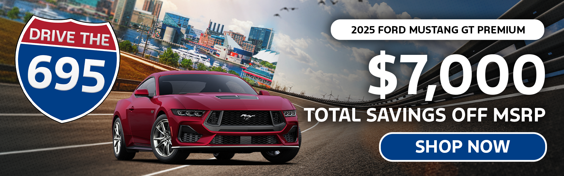 2025 Ford Mustang GT $7,000 Total Savings off MSRP