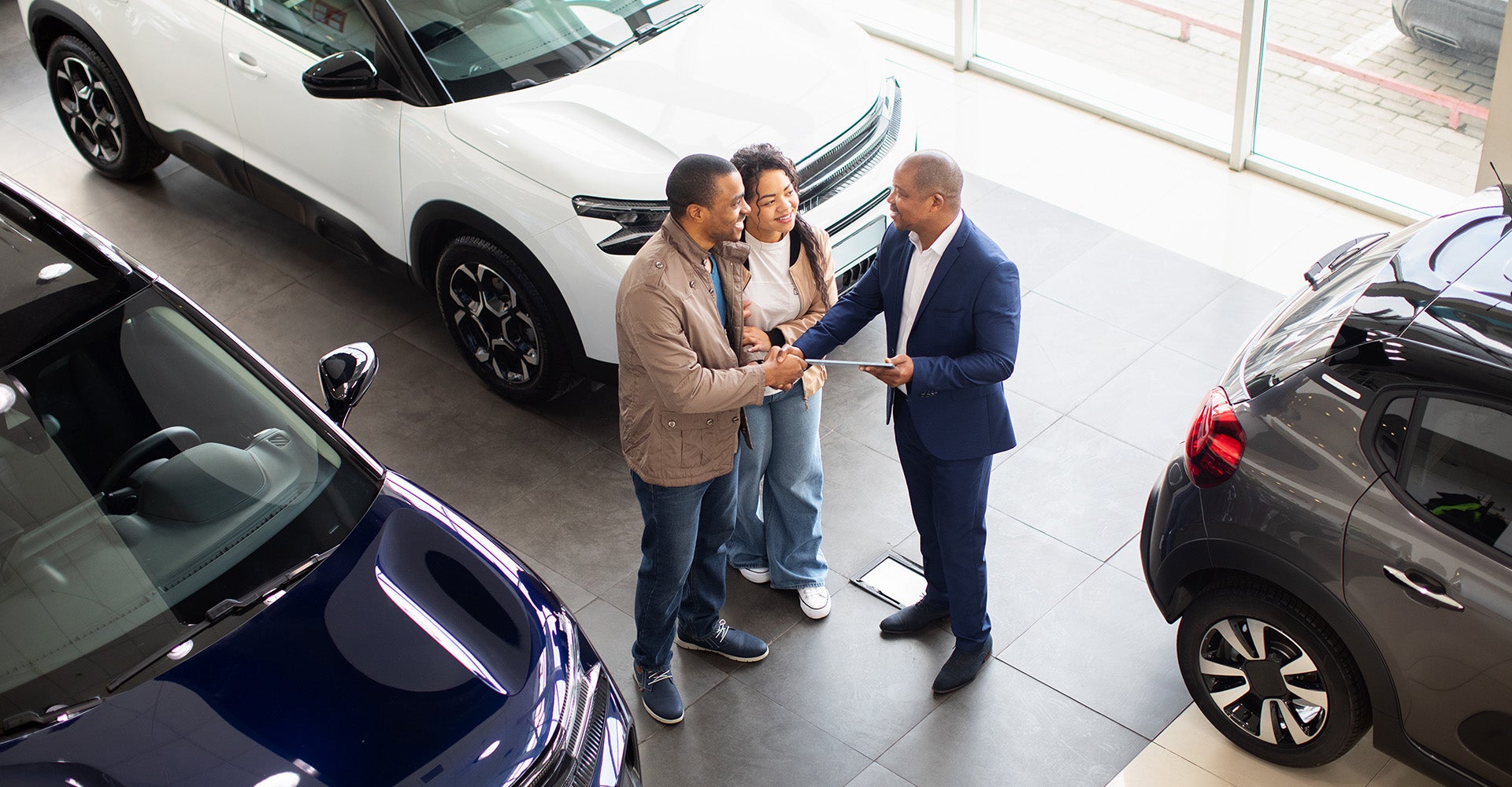 process of buying a car from a dealer