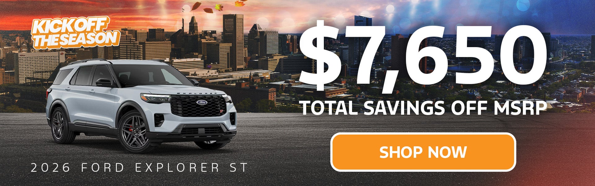 $7,650 off MSRP | 2026 Ford Explorer