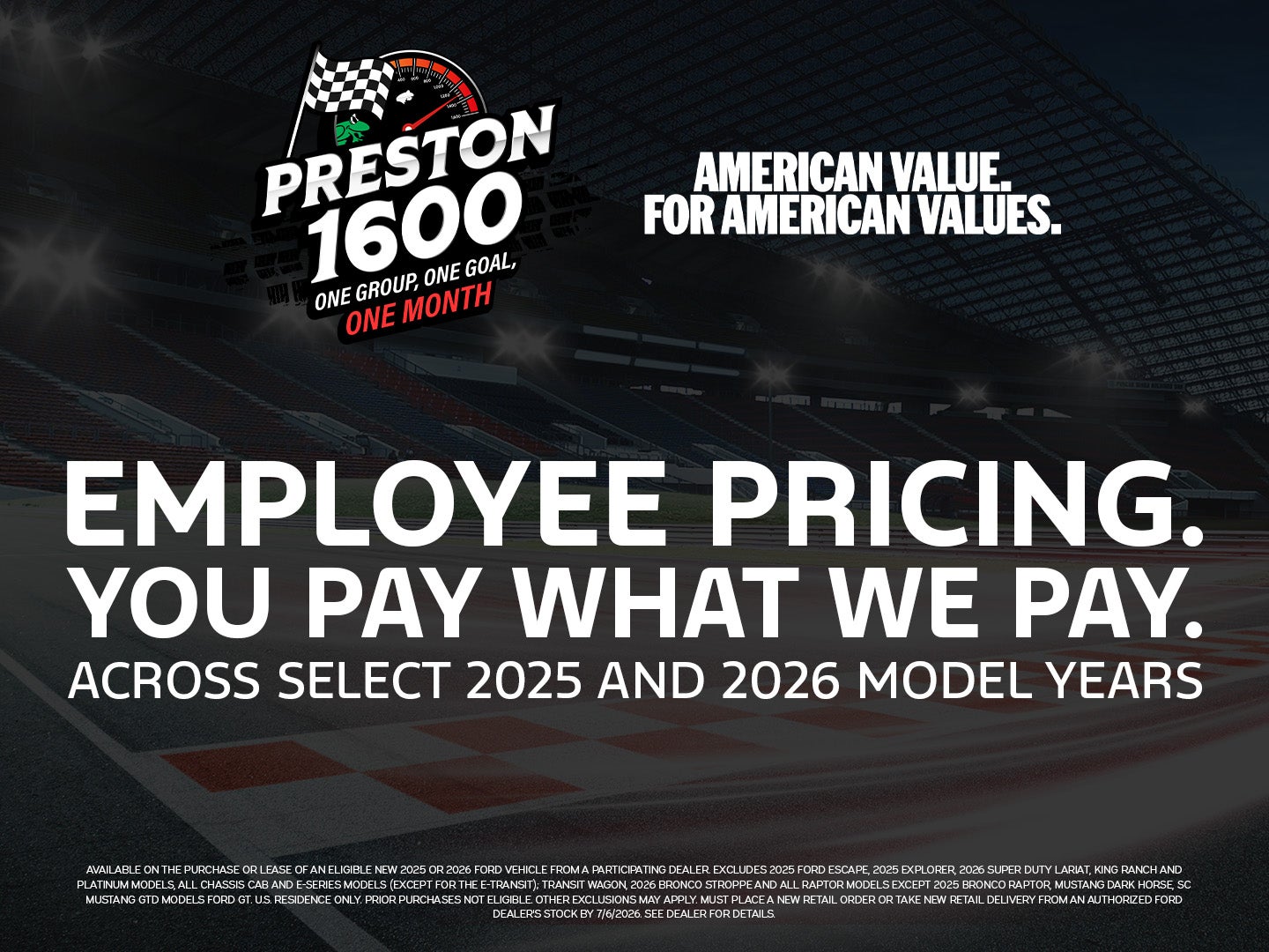Employee Pricing! You Pay What We Pay.